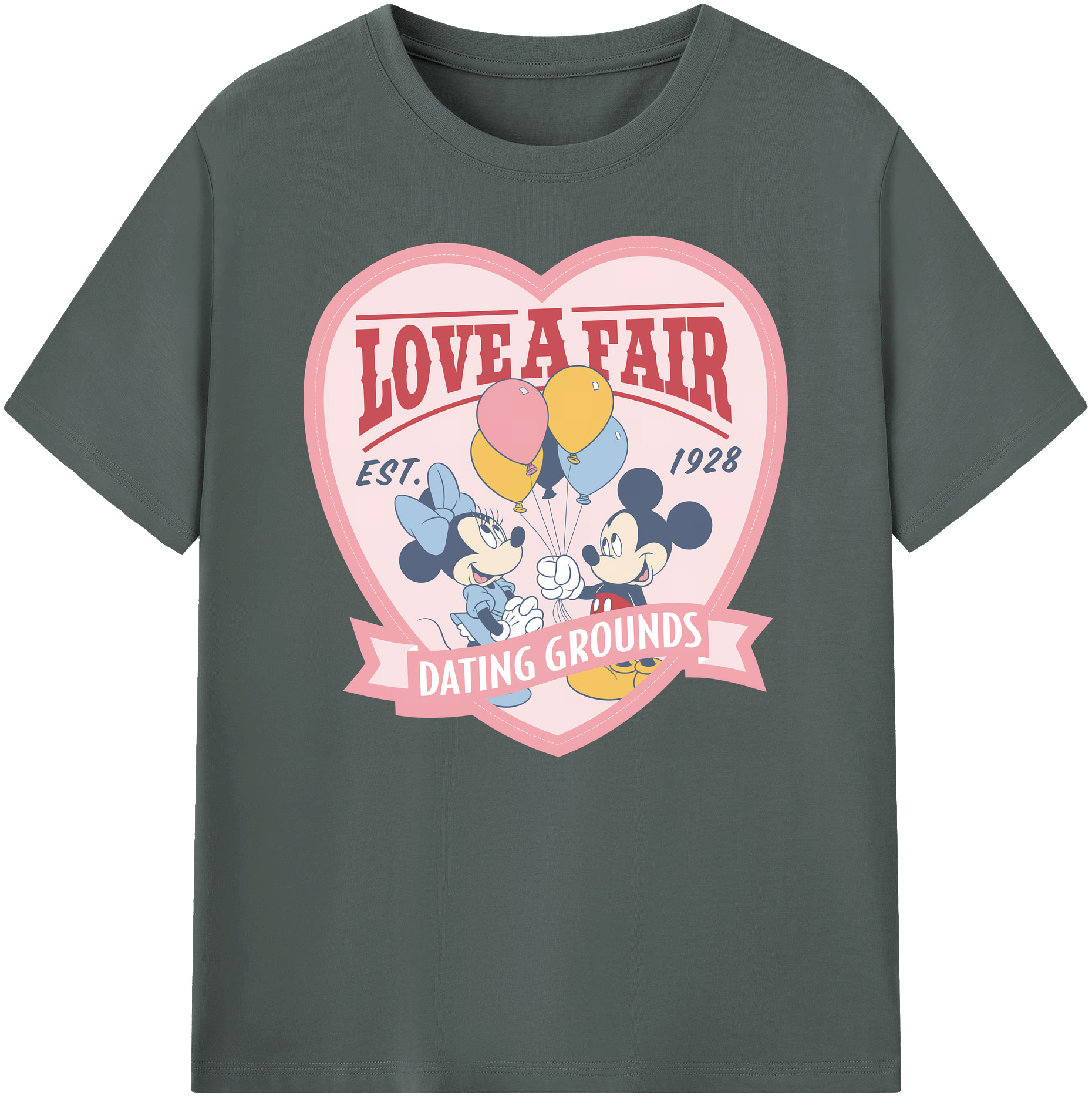 ミッキーマウス Mickey Mouse 綿100％ メンズ半袖Tシャツ｜肌触りやわらか＆通気性